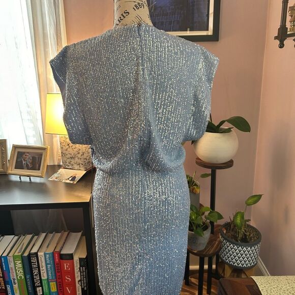 Women’s size 6- J Godfrey dress ice blue - Picture 6 of 6